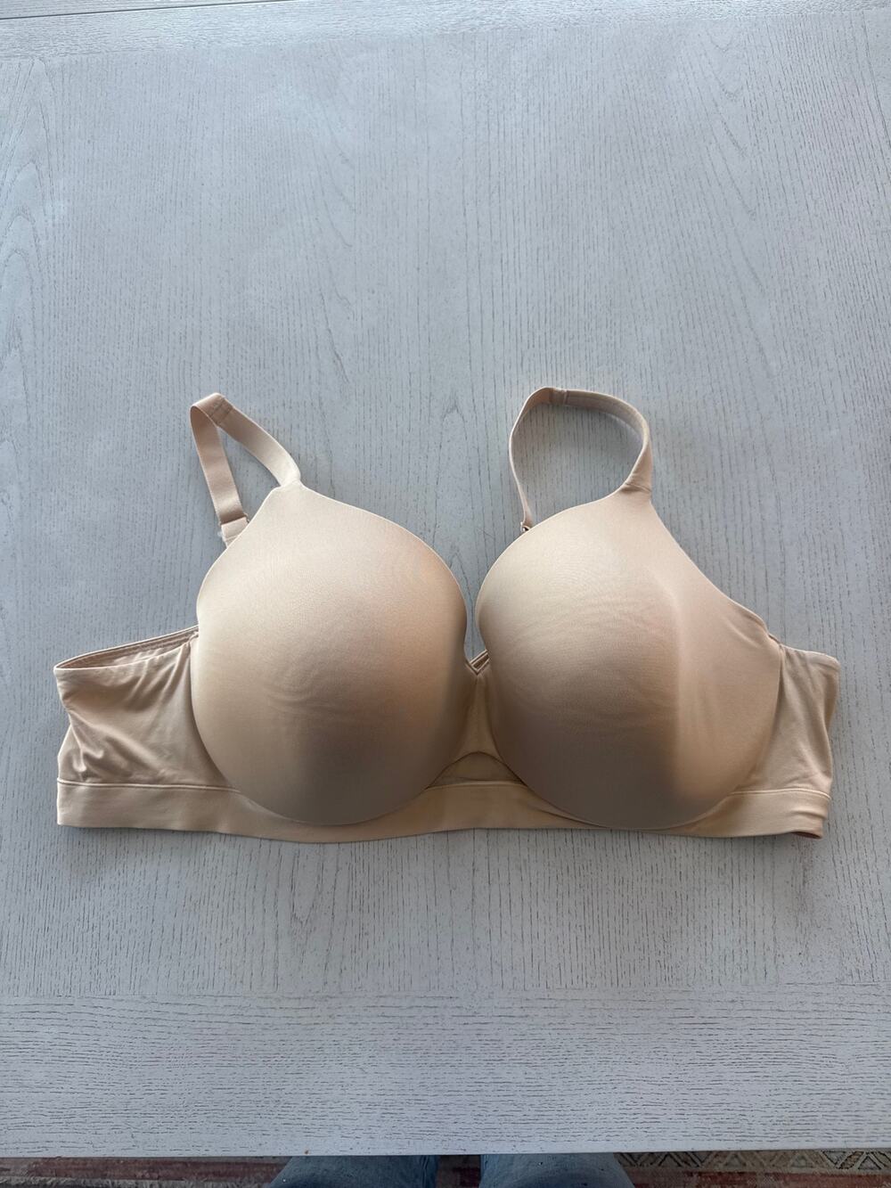 Cacique Nude Beige Bra Lightly Lined Full Coverage T Shirt Bra 52 B